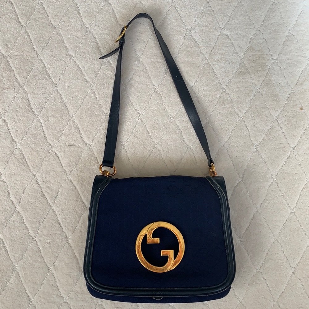 Gucci vintage Blondie Bag Navy